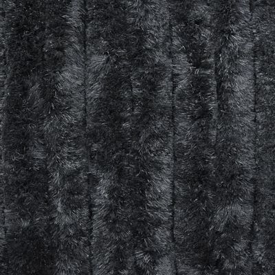 vidaXL antracitszürke zsenília rovarfüggöny 100 x 220 cm