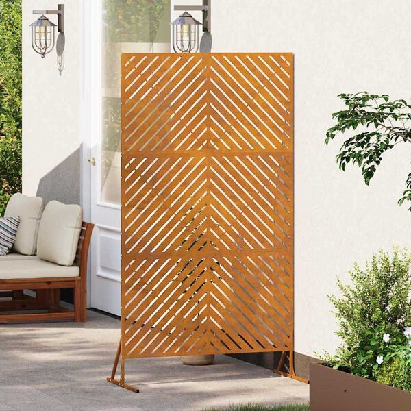 vidaXL Magánszféra Képernyő Szürke 100 x 50 x 180 cm Acél