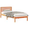 vidaXL &Aacute;gykeret fejt&aacute;ml&aacute;val Faggy&uacute; barna 100 x 210 cm T&ouml;m&ouml;r fenyőfa