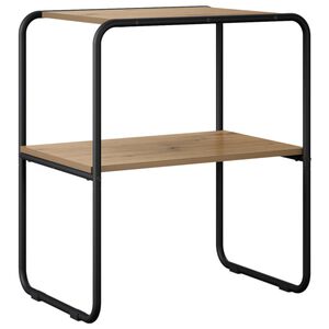 vidaXL Konzolasztal K&eacute;zműves T&ouml;lgy 80 x 42,5 x 70 cm Szerelt Fa