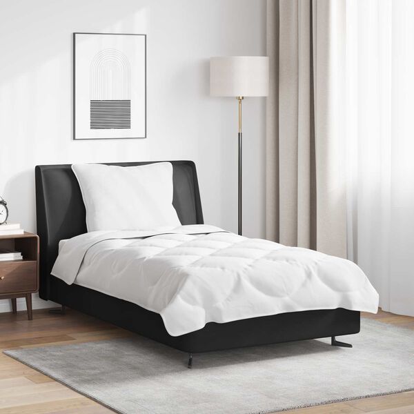 vidaXL Takar&oacute; szett p&aacute;rn&aacute;val 2 pcs Feh&eacute;r Mikrosz&aacute;las