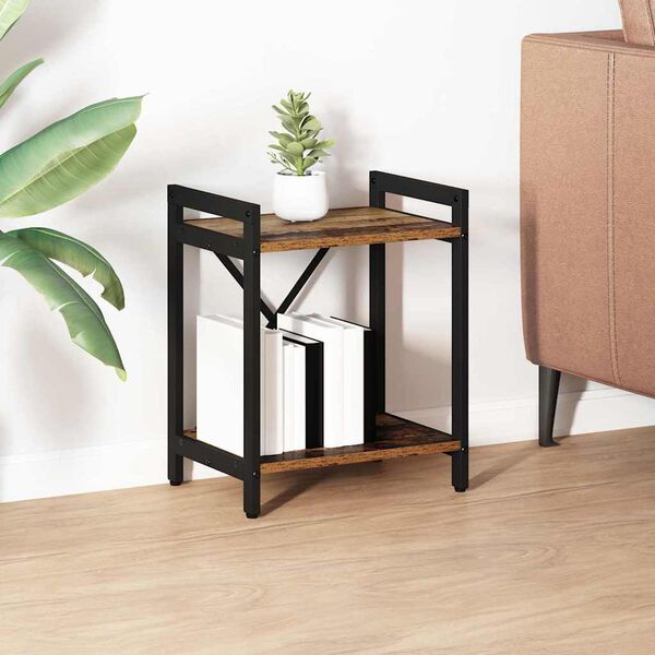 vidaXL K&ouml;nyvespolc R&eacute;gi fa 40 x 30 x 50 cm Faanyag