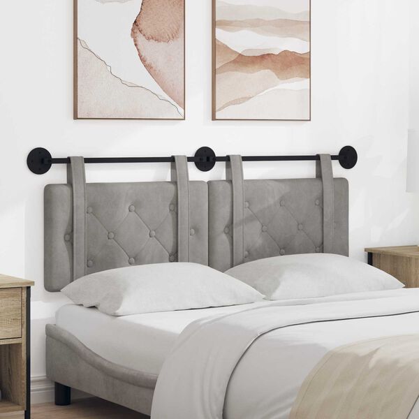 vidaXL Fali Fejt&aacute;mla Vil&aacute;gossz&uuml;rke 130 x 55 x 5 cm B&aacute;rsony