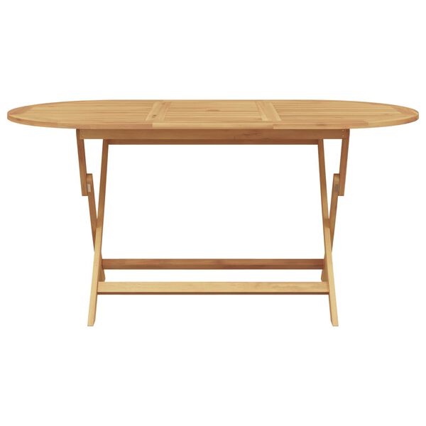 vidaXL Kert &eacute;tkező szett 7 pcs Barna T&ouml;m&ouml;r Teakfa