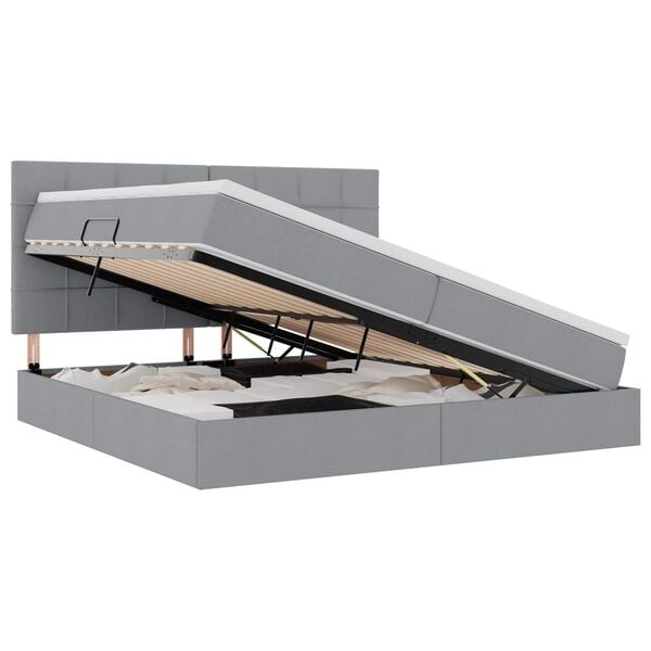 vidaXL &Aacute;gy t&aacute;rol&oacute;val &eacute;s matraccal matracmal Vil&aacute;gossz&uuml;rke 200 x 200 cm