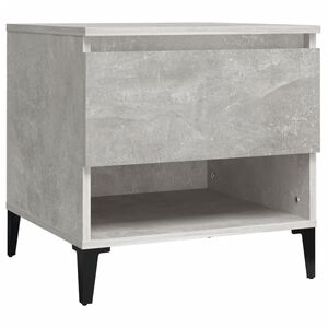 vidaXL betonsz&uuml;rke szerelt fa doh&aacute;nyz&oacute;asztal 50 x 46 x 50 cm