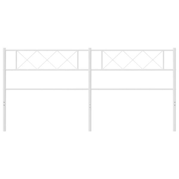 vidaXL feh&eacute;r f&eacute;m csere fejt&aacute;mla 180 cm