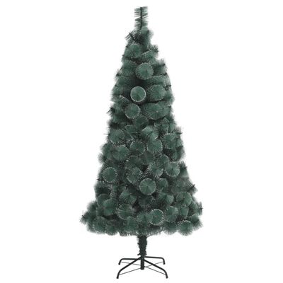 vidaXL zöld PET műkarácsonyfa állvánnyal 210 cm