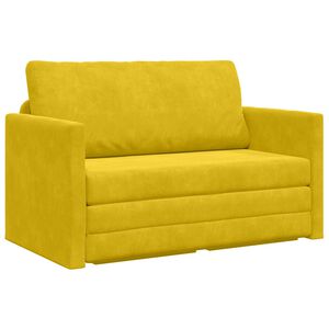 vidaXL Kanap&eacute;&aacute;gy Napraforg&oacute; s&aacute;rga 124 x 71 x 78 cm B&aacute;rsony