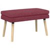 vidaXL K&eacute;ttag&uacute; pad Bord&oacute; 80 x 40 x 47 cm Sz&ouml;vet