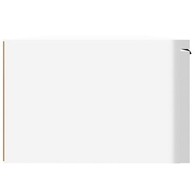 vidaXL magasfényű fehér szerelt fa faliszekrény 68 x 30 x 20 cm
