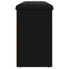 vidaXL fekete szerelt fa cipőt&aacute;rol&oacute; pad 102 x 32 x 50 cm