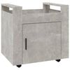 vidaXL betonsz&uuml;rke szerelt fa asztal-kocsi 60 x 45 x 60 cm