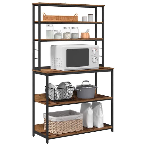 vidaXL Konyhai polc &Ouml;reg fa 100 x 40 x 168 cm Faanyag