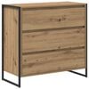 vidaXL Sz&eacute;f Műv&eacute;szi t&ouml;lgy 79 x 36 x 75.5 cm Szerelt Fa