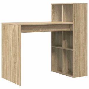 vidaXL Asztal Sonoma t&ouml;lgy Szerelt Fa 108 x 55 x 103.5 cm