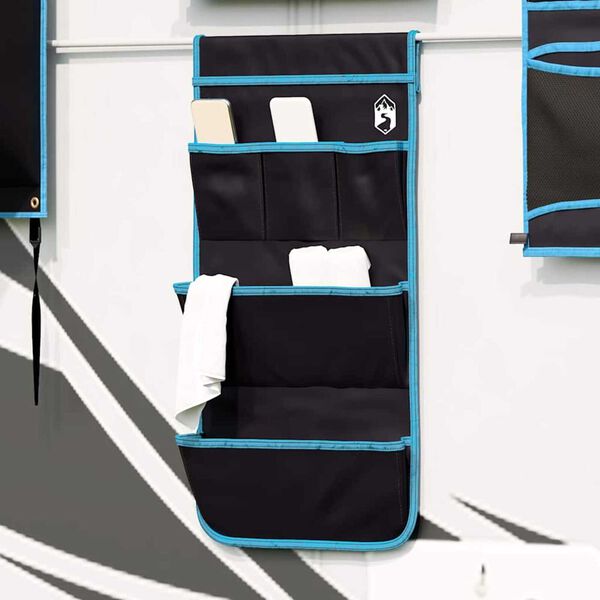 vidaXL Tárolózsák tárolóval Szürke 66 x 40 cm oxford