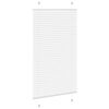 vidaXL plisz&iacute;rozott redőny Feh&eacute;r 75x150 cm sz&ouml;vetsz&eacute;less&eacute;g 74,4 cm