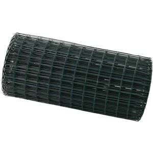 vidaXL Eur&oacute;pai Ker&iacute;t&eacute;s 0,6 x 10 m PVC-bevonat&uacute; vas Z&ouml;ld