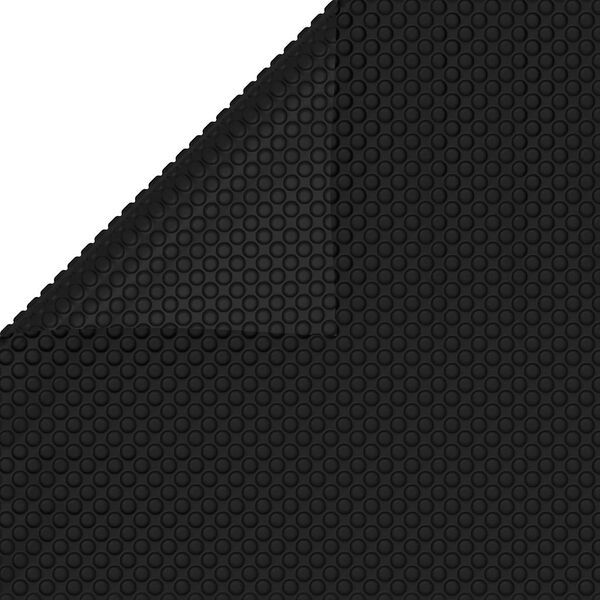 vidaXL fekete polietilén medencetakaró 488 x 244 cm