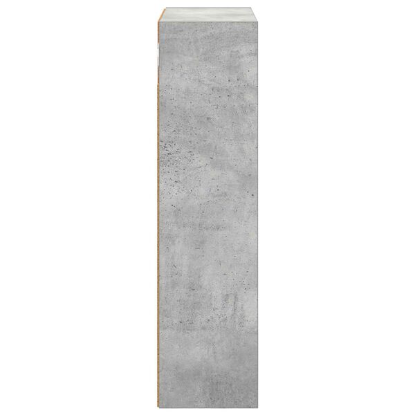 vidaXL F&uuml;rdőszobai faliszekr&eacute;ny Beton Sz&uuml;rke 40 x 16 x 62,5 cm