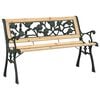 vidaXL Kerti pad p&aacute;rn&aacute;val Barna 116 x 54 x 73 cm fasz&iacute;nű