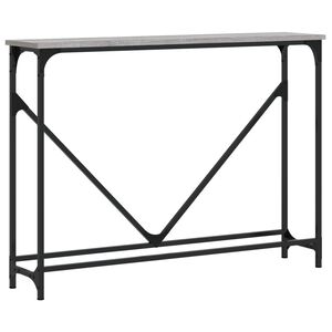 vidaXL sz&uuml;rke sonoma sz&iacute;nű szerelt fa t&aacute;lal&oacute;asztal 102x22,5x75 cm