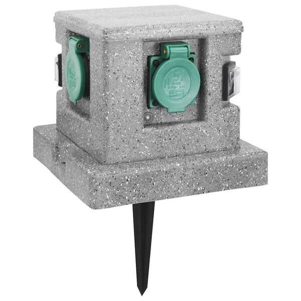 vidaXL műanyag kerti aljzat sz&uuml;rk&uuml;let-&eacute;rz&eacute;kelővel