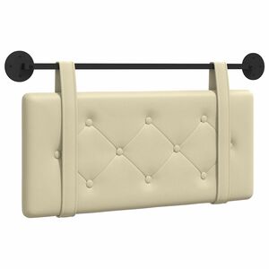 vidaXL F&uuml;ggesztett &aacute;gyfej Kr&eacute;m Műbőr