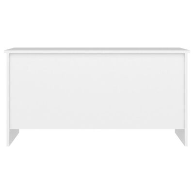 vidaXL fehér szerelt fa dohányzóasztal 102 x 55,5 x 52,5 cm