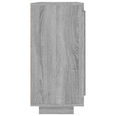 vidaXL szürke sonoma szerelt fa tálalószekrény 92x35x75 cm