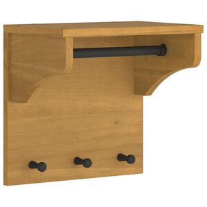 vidaXL SANDNES t&ouml;m&ouml;r fenyőfa falra szerelt kab&aacute;t&aacute;llv&aacute;ny 43x30x42 cm