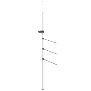 vidaXL alum&iacute;nium t&ouml;r&uuml;lk&ouml;zőtart&oacute; 47 x 280 cm