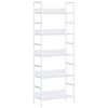 vidaXL 5 szintes feh&eacute;r szerelt fa k&ouml;nyvespolc 60 x 27,6 x 158,5 cm