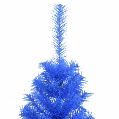vidaXL kék PVC műkarácsonyfa állvánnyal 150 cm