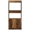 vidaXL antik fa sz&iacute;nű szerelt fa magasszekr&eacute;ny 63 x 33 x 140 cm