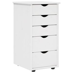 vidaXL Cabinet Feh&eacute;r 34 x 39 x 61,5 cm T&ouml;m&ouml;r fenyőfa