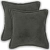 vidaXL P&aacute;rna huzat 2 pcs HOUTEN S&ouml;t&eacute;tsz&uuml;rke 30 x 30 cm Boucl&eacute;