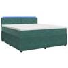 vidaXL Boxspring &aacute;gy matraccal S&ouml;t&eacute;tz&ouml;ld 140 x 200 cm B&aacute;rsony