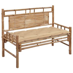 vidaXL bambusz kerti pad p&aacute;rn&aacute;val 120 cm