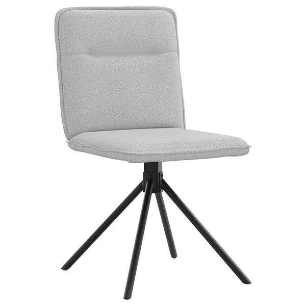 vidaXL étkezőszékek 2 db Felhőszürke szövet