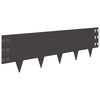vidaXL Fűszeg&eacute;lyez&eacute;s 20 db 100 x 30 cm Ac&eacute;l Fekete