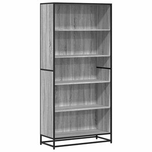 vidaXL sz&uuml;rke sonoma sz&iacute;nű szerelt fa k&ouml;nyvespolc 80,5 x 35 x 170,5 cm