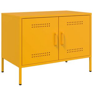 vidaXL must&aacute;rs&aacute;rga ac&eacute;l TV-szekr&eacute;ny 68 x 39 x 50,5 cm