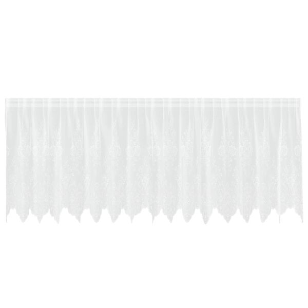 vidaXL Csipk&eacute;s F&uuml;gg&ouml;ny f&uuml;gg&ouml;ny&ouml;kkel Feh&eacute;r 100 x 400 cm Poli&eacute;szter