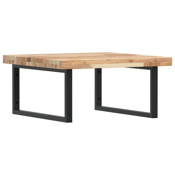 vidaXL ac&eacute;l &eacute;s t&ouml;m&ouml;r ak&aacute;cfa falra szerelhető mosd&oacute;polc