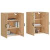vidaXL 2 db sonoma t&ouml;lgy sz&iacute;nű szerelt fa falra szerelhető szekr&eacute;ny