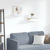 vidaXL 2 db feh&eacute;r MDF lebegő fali polc 40 x 23 x 3,8 cm