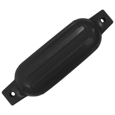 vidaXL 4 darab fekete PVC hajóütköző 41 x 11,5 cm