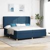 vidaXL Boxspring &aacute;gy matraccal S&ouml;t&eacute;tsz&uuml;rke 90x190 cm Sz&ouml;vet K&eacute;k sz&ouml;vet